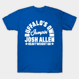 Jumpin' Josh Allen White T-Shirt